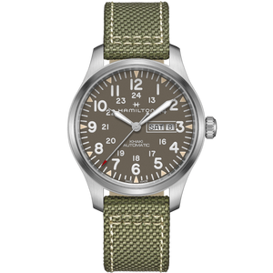 HAMILTON KHAKI FIELD DD AUT GY GN NAT H70535081
