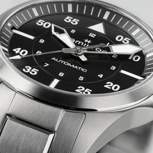 Charger l&#39;image dans la galerie, HAMILTON - KHAKI AVIATION PILOT AUTO H76215130
