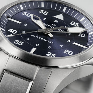 HAMILTON - KHAKI AVIATION PILOT AUTO H76215140