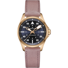 Charger l&#39;image dans la galerie, HAMILTON - KHAKI AVIATION PILOT AUTO H76245840
