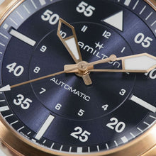 Charger l&#39;image dans la galerie, HAMILTON - KHAKI AVIATION PILOT AUTO H76245840
