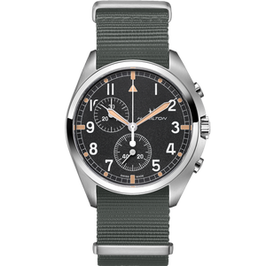 HAMILTON Kaki Aviation Pilot Pioneer Chrono Quartz H76522931