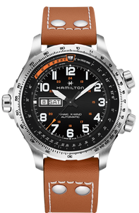 HAMILTON: KHAKI AVIATION X-WIND DAY DATE AUTO H77755533 - Moments Watches & Jewelry