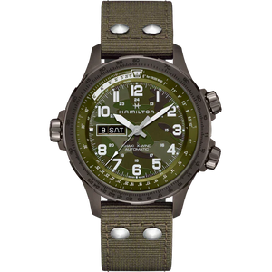 HAMILTON  KHAKI AVIATION X-WIND DAY DATE AUTO H77775960