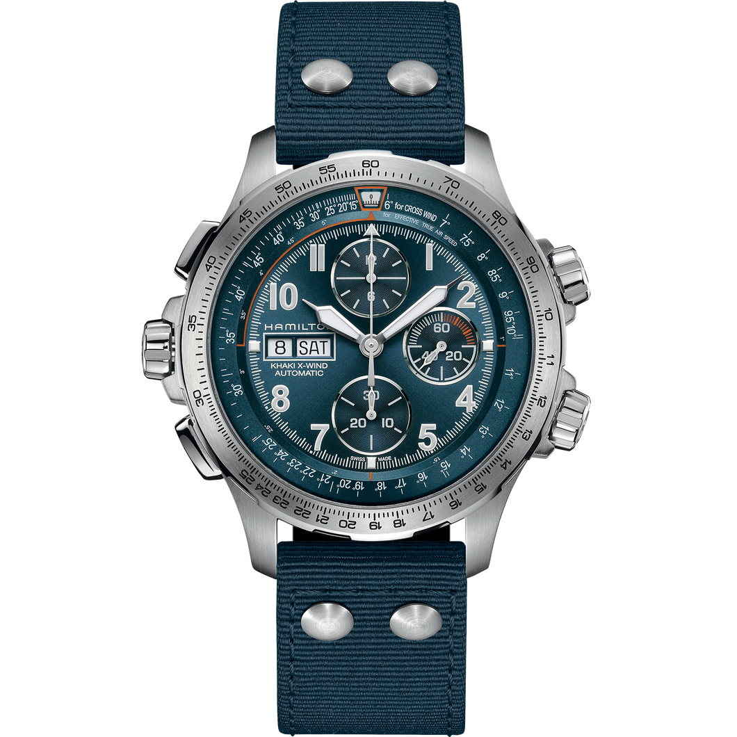 HAMILTON Kaki Aviation X-Wind Auto Chrono H77906940