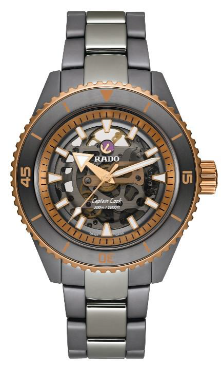 RADO Captain Cook Squelette en céramique haute technologie R32148162 