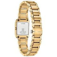 Load image into Gallery viewer, CITIZEN Ladies ECO ECO Gold-Tone Stainless Steel Case, Gold-Tone Stainless Steel Bracelet, White Mother of Pearl  Dial, WR 0050M EW5602-57D
