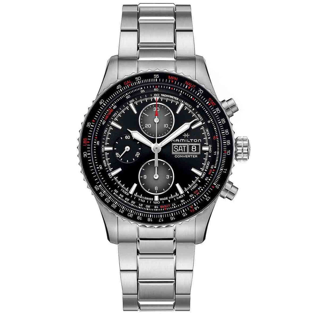 HAMILTON KHAKI PILOT CONVERTER AUTO CHRONO 44MM H76726130