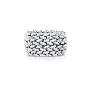 MISS MIMI  925 Sterling Silver Solid band  02-103524-01