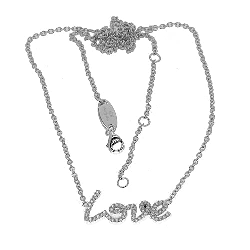 MISS MIMI  925 Sterling Silver Love Necklace  04-142787-01