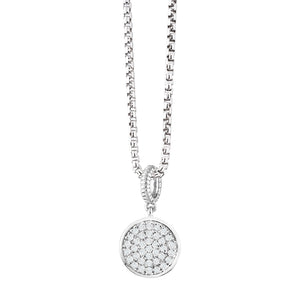 MISS MIMI  925 Sterling Silver Micro pave, cubic zirconia look like diamond Pendant  09-021346