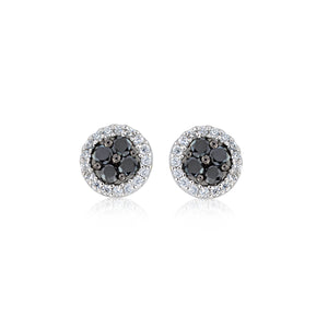 MISS MIMI  925 Sterling Silver Essential timeless round Stud  13-021879-10