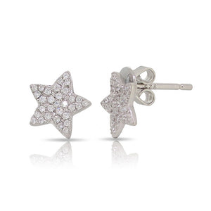 MISS MIMI  925 Sterling Silver Star stud Earrings  13-022923-01