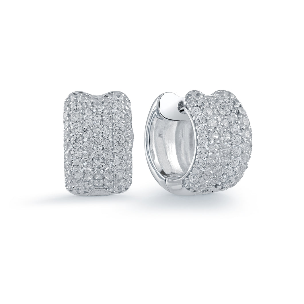 MISS MIMI  925 Sterling Silver The must have of every woman Huggies Earring  13-142641-01