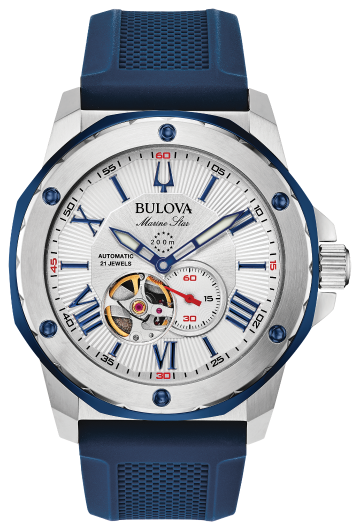 BULOVA MENS MARINE STAR WATCH 98A225 - Moments Watches & Jewelry