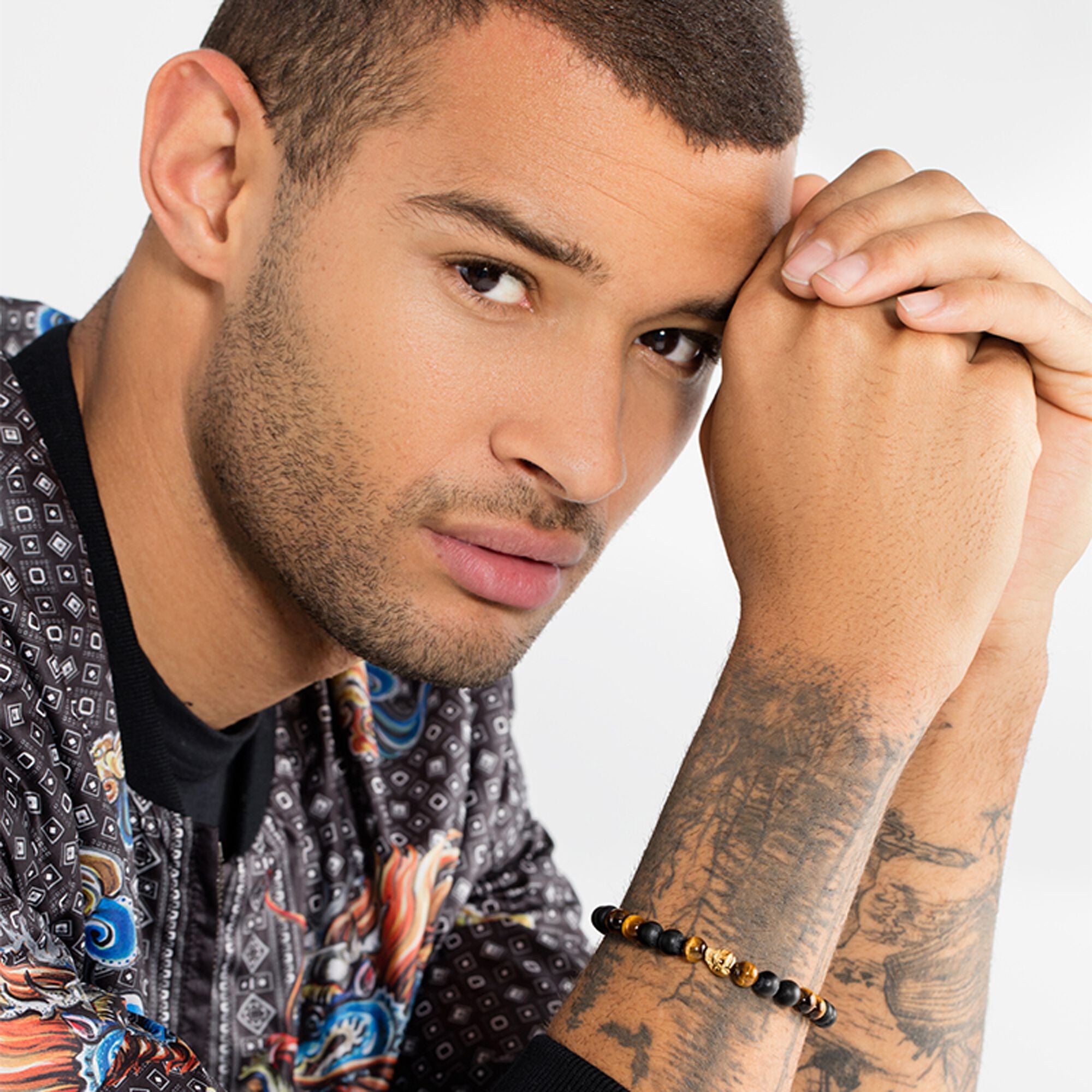 Thomas Sabo Bracelet brown skull A1509-881-2-L19 – Moments Watches