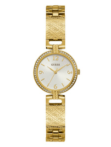 Montre bracelet avec logo doré GUESS GW0112L2