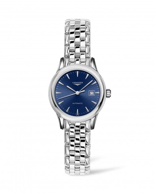 LONGINES FLAGSHIP 30MM BLUE DIAL AUTOMATIC L43744926 - Moments Watches & Jewelry
