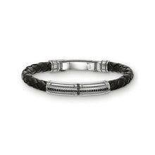 Load image into Gallery viewer, Thomas Sabo  Leather bracelet cross LB41-019-11-L
