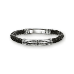 Thomas Sabo  Leather bracelet cross LB41-019-11-L