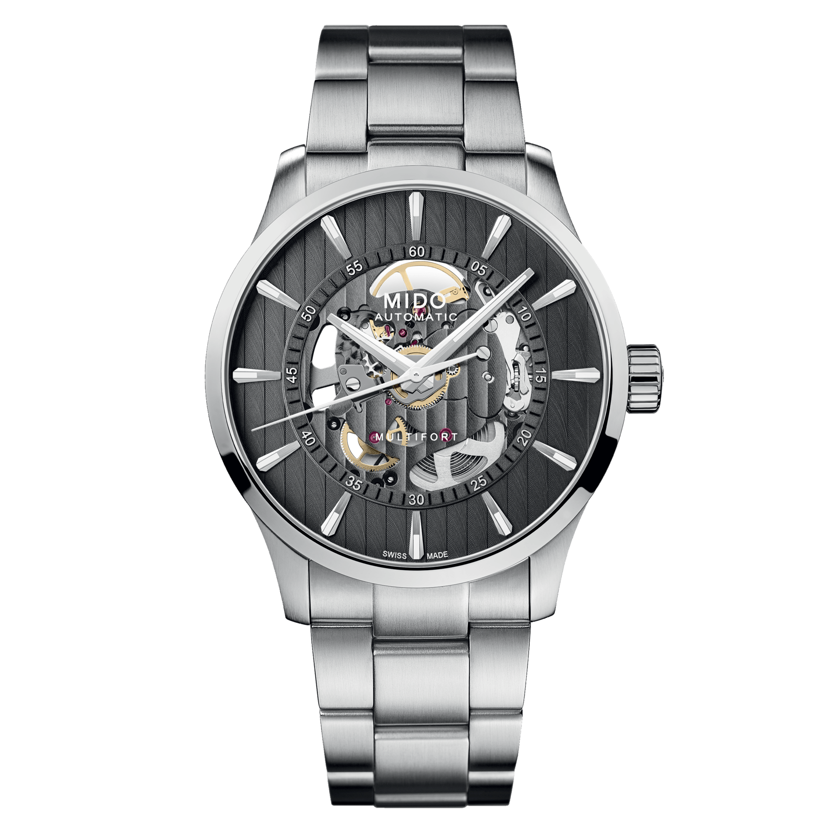 MIDO MULTIFORT SKELETON VERTIGO M038.436.11.061.00 Moments