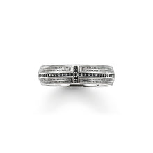 Load image into Gallery viewer, Thomas Sabo  Band ring cross pave TR1943-051-11-62
