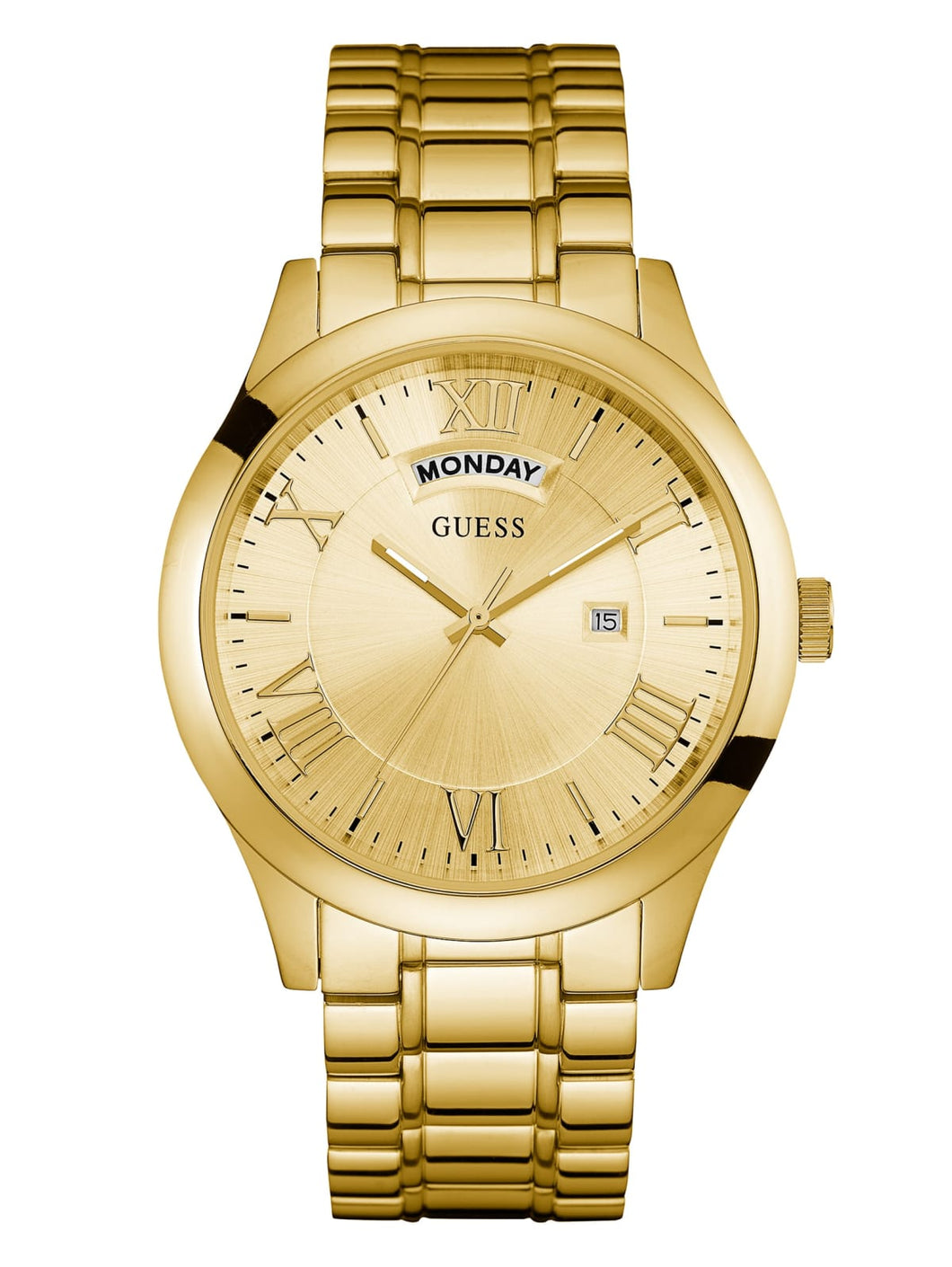GUESS Gold-Tone Classic Multifunction Watch U0791G2