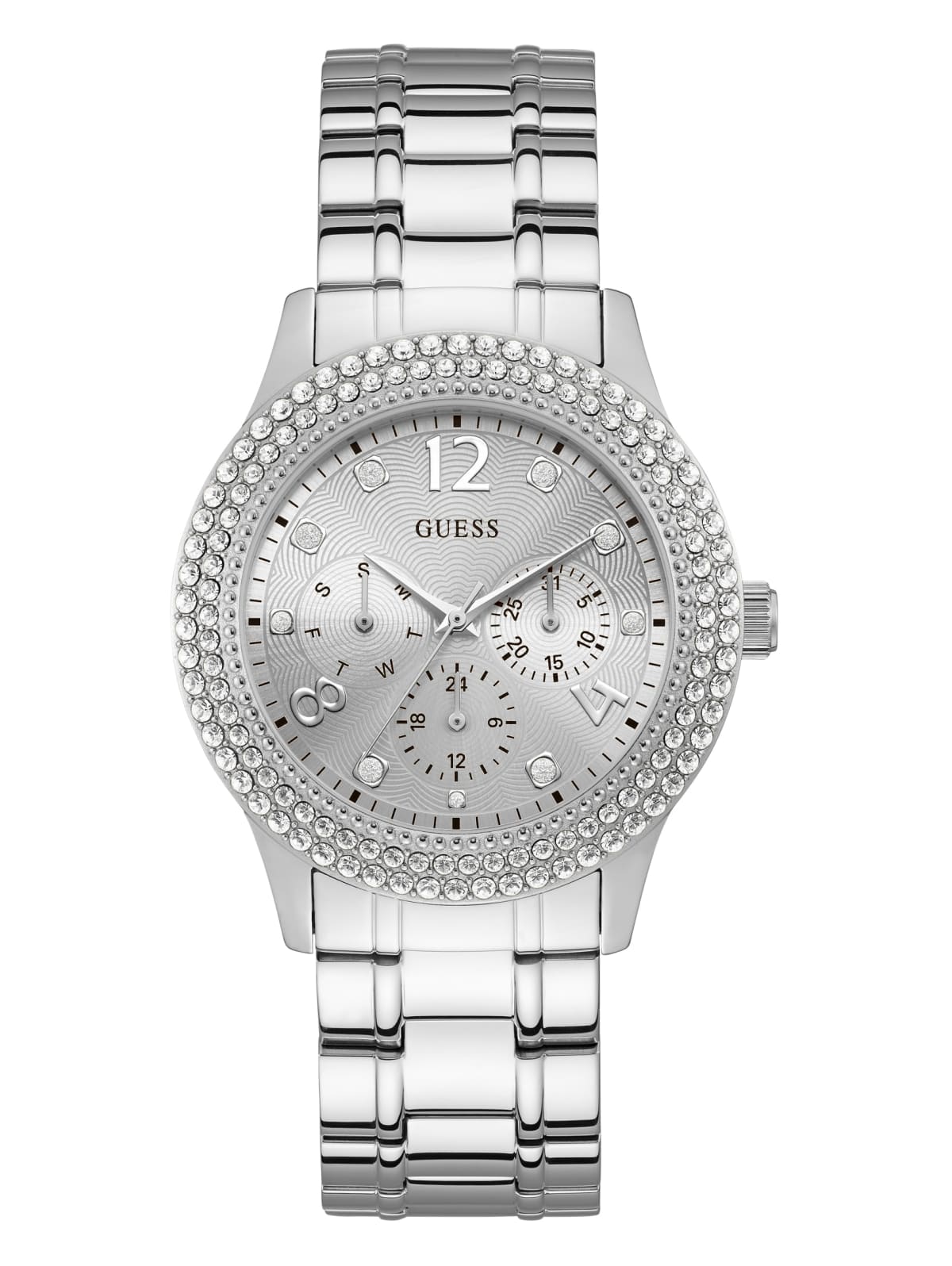 Guess on sale watches silver