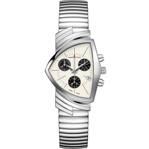 HAMILTON VENTURA CHR QTZ PVD SV FLEX H24432151 Moments Watches Jewelry