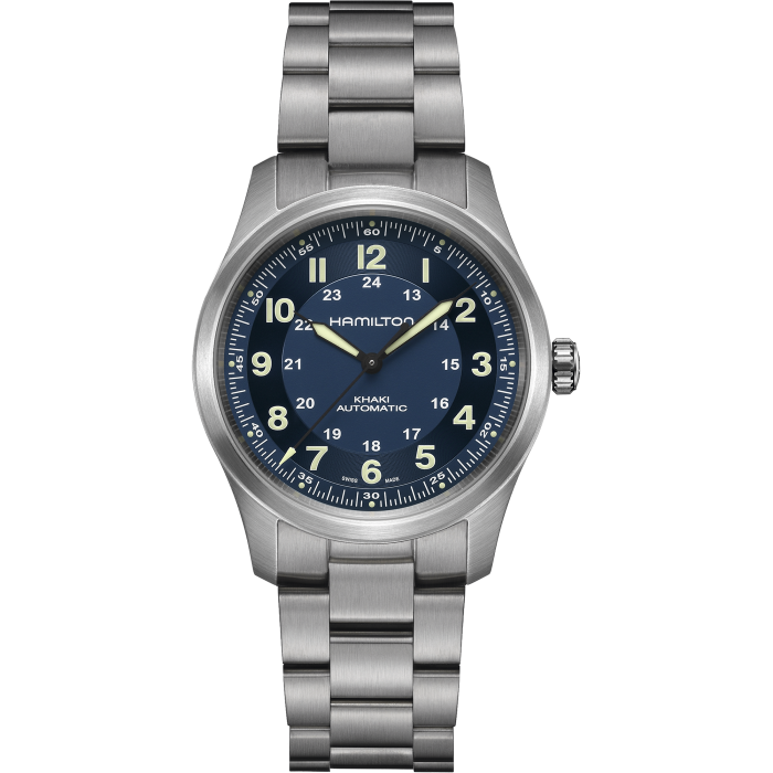 HAMILTON KHAKI FIELD TITANIUM AUTO H70205140 – Moments Watches