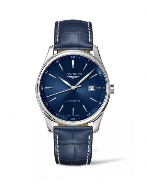 LONGINES MASTER COLLECTION 42MM BLUE DIAL AUTOMATIC L28934920 - Moments Watches & Jewelry